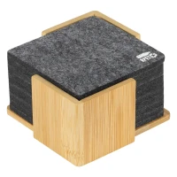 RUBIK, Untersetzer-Set, 10/1, Dunkelgrau