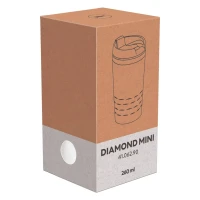 DIAMOND MINI, To-Go-Becher, 260 ml, Weiss