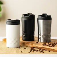 DIAMOND MINI, travel mug, 260 ml, silver