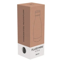 FLUID MINI, Thermosflasche, 260 m, Schwarz