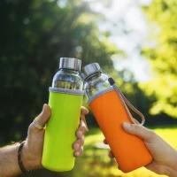 PRIMAVERA, Trinkflasche mit Neoprenhülle, 500 ml, Orange