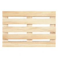 PALLET, drveni podmetač, bež