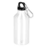 CAMPUS, water bottle, 400 ml, white