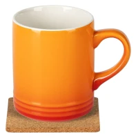 CORTEX, cork coaster, beige