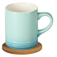 CORTEX O, cork coaster, beige