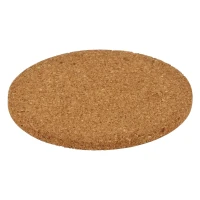CORTEX O, cork coaster, beige