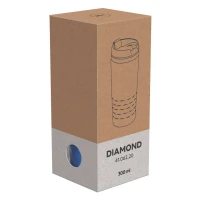 DIAMOND, To-Go-Becher, 300 ml, Blau