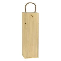 BORDO, Geschenkbox aus Holz für eine Flasche, Beige