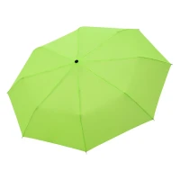 SUPER MINI BLACK, Taschenschirm mit manueller Öffnung, Lime-Grün