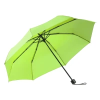 SUPER MINI BLACK, Taschenschirm mit manueller Öffnung, Lime-Grün