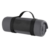 BLANKET ROLL, Fleecedecke aus Polarfleece, 180 g/m², Dunkelgrau