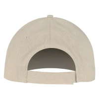 DEBBI ORGANIC, Cap mit fünf Panels, Klettverschluss, Beige