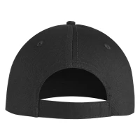 DEBBI ORGANIC, Cap mit fünf Panels, Klettverschluss, Schwarz