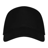 RUNNER 5, Cap mit fünf Panels, Metallschnalle, Schwarz