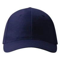 STAR, cap with 6 panels, velcro back closure, blue