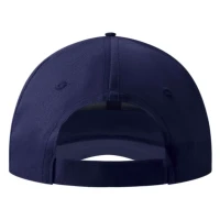 STAR, cap with 6 panels, velcro back closure, blue