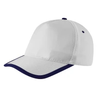 FIVE, Cap mit fünf panels, klettverschluss, Blau