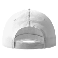 SUPER PROMO, cap, 5 panels, velcro back closure, white