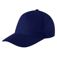 SUPER PROMO, cap, 5 panels, velcro back closure, blue