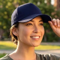 SUPER PROMO, Cap mit fünf Panels, klettverschluss, Dunkelgrau