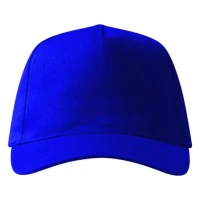 JUNIOR, Kinder-Cap mit fünf Panels, Klettverschluss, Königsblau