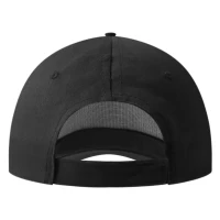JUNIOR, Kinder-Cap mit fünf Panels, Klettverschluss, Schwarz