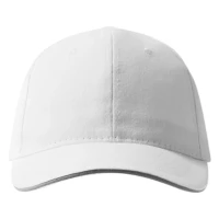 SPRINT, Cap mit sechs Panels und Klettverschluss, Weiss