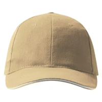 SPRINT, Cap mit sechs Panels und Klettverschluss, Beige