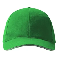 SPRINT, Cap mit sechs Panels und Klettverschluss, Grasgrün
