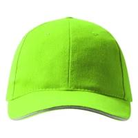 SPRINT, Cap mit sechs Panels und Klettverschluss, Lime-Grün