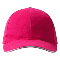 SPRINT, Cap mit sechs Panels und Klettverschluss, Fuchsia