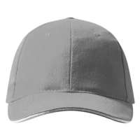 SPRINT, Cap mit sechs Panels und Klettverschluss, Grau