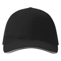 SPRINT, Cap mit sechs Panels und Klettverschluss, Dunkelgrau