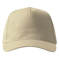 DEBBI, Cap mit fünf Panels, Klettverschluss, Beige