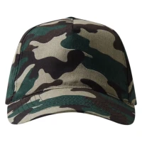 DEBBI, cap with 5 panels, velcro back closure, camouflage