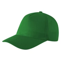 DEBBI, Cap mit fünf Panels, Klettverschluss, Grasgrün