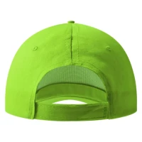 DEBBI, Cap mit fünf Panels, Klettverschluss, Lime-Grün