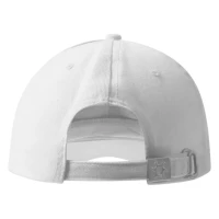 RUNNER, Cap mit sechs panels, sandwich-visier, metallschnalle, Weiss