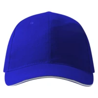 RUNNER, Cap mit sechs panels, sandwich-visier, metallschnalle, Königsblau