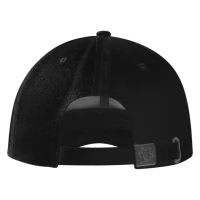 RUNNER, Cap mit sechs panels, sandwich-visier, metallschnalle, Schwarz
