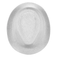 SOL, hat without band, white