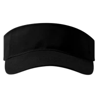 CABRIO, sun visor cap with velcro back closure black