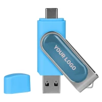 SMART C STICKER 3.0, USB-Stick, Hellblau, 64GB