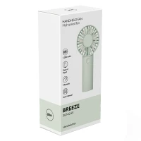 BREEZE, Handventilator mit 3 Geschwindigkeiten, Pastellgrün