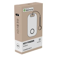 KEY FINDER, Find-My-Schlüsselanhänger mit Ortungsfunktion, Weiss