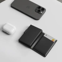 WALLET CARD FINDER, Find-My-Kartenetui mit Ortungsfunktion, Schwarz