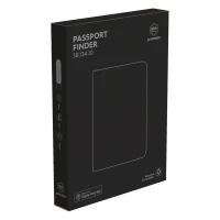 PASSPORT FINDER, Find-My-Passhülle mit Ortungsfunktion, Schwarz
