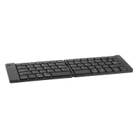 VIGOR, Tragbare faltbare Tastatur mit wiederaufladbarem Akku, Schwarz