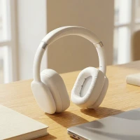 BELL, wireless foldable headphones, white