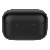 META, wireless stereo earbuds with wireless charging option, black